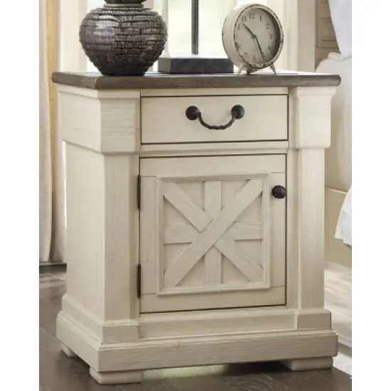 Bolanburg One Drawer Nightstand Antique White - Signature Design by Ashley image {1}