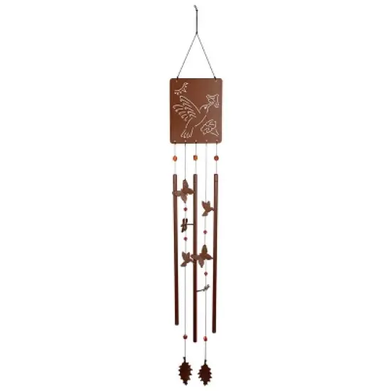 Woodstock Wind Chimes Signature Collection, Victorian Garden Chime, Rusted Steel Wind Chime image {8}