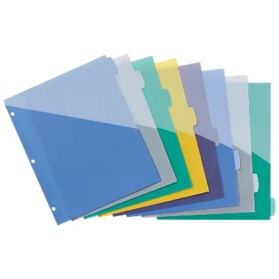 Avery Write-On Big Tab Plastic Dividers 8-Tab Letter 16177 image {6}