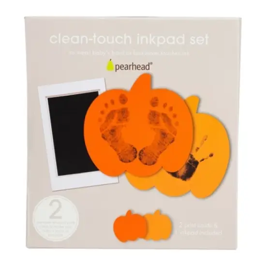 Pearhead Halloween Pumpkin Clean-Touch Ink Pad Kit for Babies - 3pc image {7}