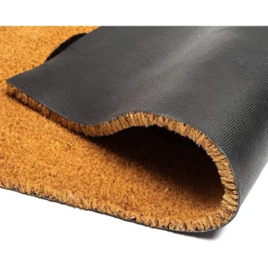 Juvale Hey Natural Coir Welcome Door Mat, Hey There Pumpkin Fall decor, 30 x 17 Inches image {2}