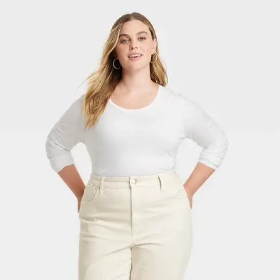 Women's Slim Fit Long Sleeve T-Shirt - Universal Thread&trade; image {5}