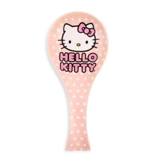 Silver Buffalo Sanrio Hello Kitty Polka Dots Ceramic Spoon Rest image {8}