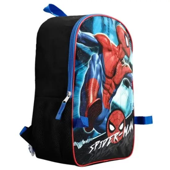 Marvel Spiderman superhero Kids Backpack and Lunch box Set for boys image {4}