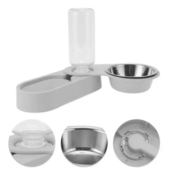 Unique Bargains Foldable Dog Bowls 1 Pc image {2}