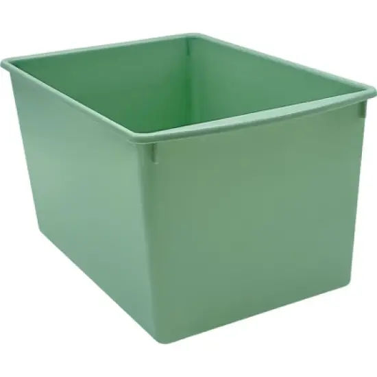 Teacher Created Resources&reg; Plastic Multi-Purpose Bin, Eucalyptus Green, Pack of 3 image {1}