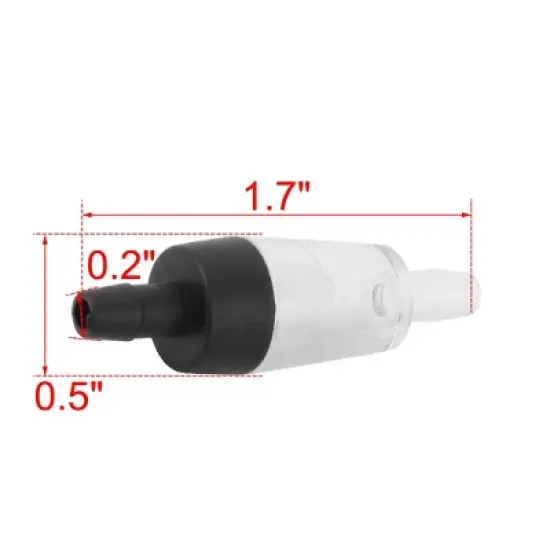 Unique Bargains Fish Tank Aquarium Air Pump One Way Non Return Check Valve 0.5" Dia 2 Pcs image {2}