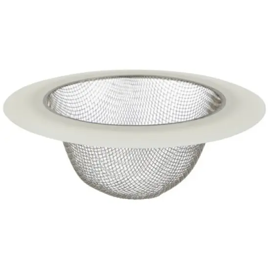 GoodCook Ready Mesh Stainless Steel Sink Strainer: Kitchen Drain Catcher, Dishwasher-Safe, Silver, 4.5" image {1}
