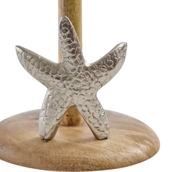 Split P Silver Starfish Paper Towel Holder image {2}