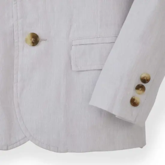 Hope & Henry Boys' Linen Suit Jacket, Infant image {2}