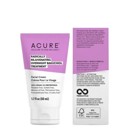 Acure Radically Rejuvenating Bakuchiol Overnight Treatment - 1.7 fl oz image {4}