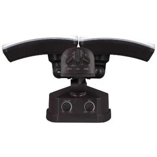 VAXCEL Zeta 2 Light LED Outdoor Motion Sensor Adjustable Security Flood Light Bronze image {13}