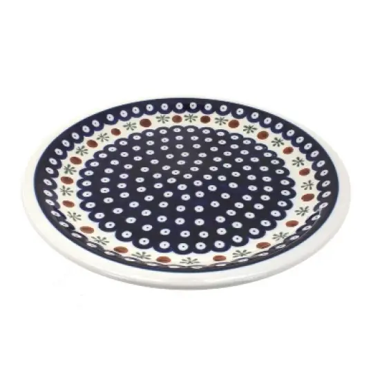 Blue Rose Polish Pottery Zaklady Dinner Plate image {7}