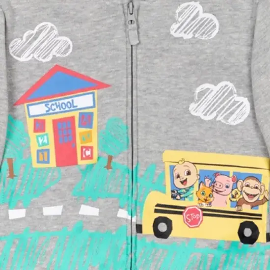 CoComelon JJ Fleece Zip Up Hoodie Toddler image {2}