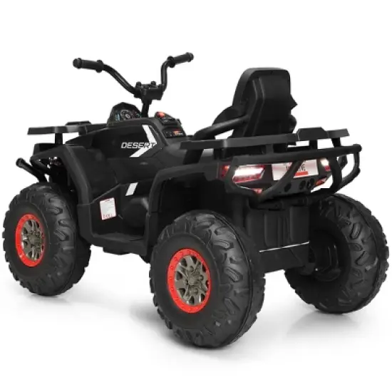 Costway 12V Kids Electric 4-Wheeler ATV Quad 2 Speeds Ride On Car w/MP3&LED Lights image {6}