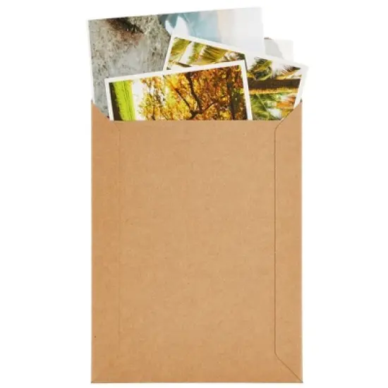 Juvale 100 Pack Rigid Mailers 6x8 - 450 GSM Sturdy Self-Adhesive Kraft Paper Cardboard Envelopes for Mailing Photo image {2}