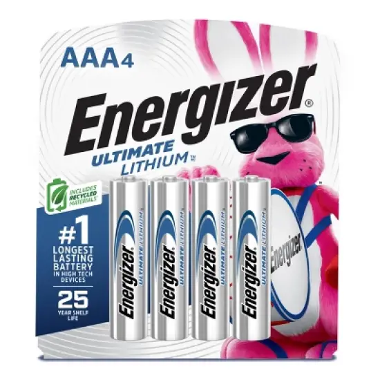 Energizer Ultimate Lithium AAA Batteries - Lithium Battery image {7}