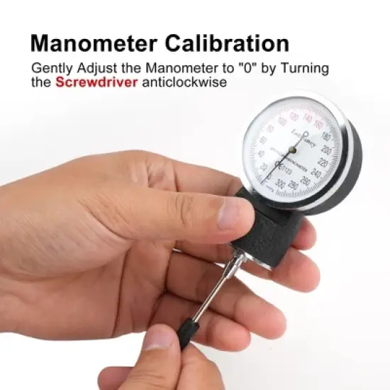 LotFancy Aneroid Sphygmomanometer and Stethoscope Kit, Manual Blood Pressure Monitor BP Cuff(10"-16") image {6}
