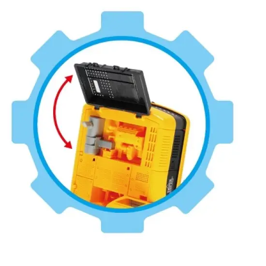 Link Ready! Set! Play! 8"  Construction Excavator Truck With Pull Back Power, Pretend Play Toy For Kids image {2}