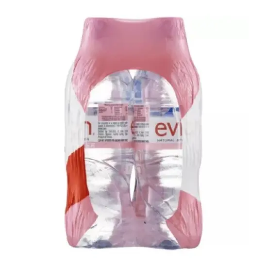 Evian Natural Spring Water - Case of 4/6 pack, 16.9 oz image {4}