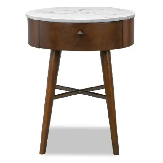 Wayne Side Table Walnut - Poly & Bark image {2}