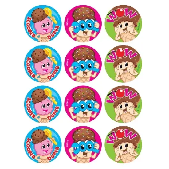 Trend Enterprises Trend Scoop Squad/Chocolate Stinky Stickers 48 Per Pack 6 Packs (T-83304BN) image {1}