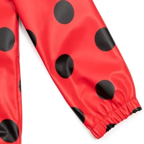 Miraculous Ladybug Girls Zip Up Waterproof Rain Jacket Little Kid to Big Kid  image {6}