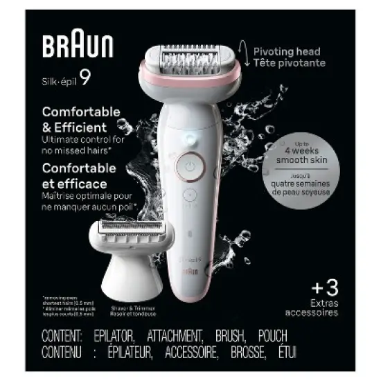 Braun Silk-epil 9 Women's Epilator SES9-030 image {1}