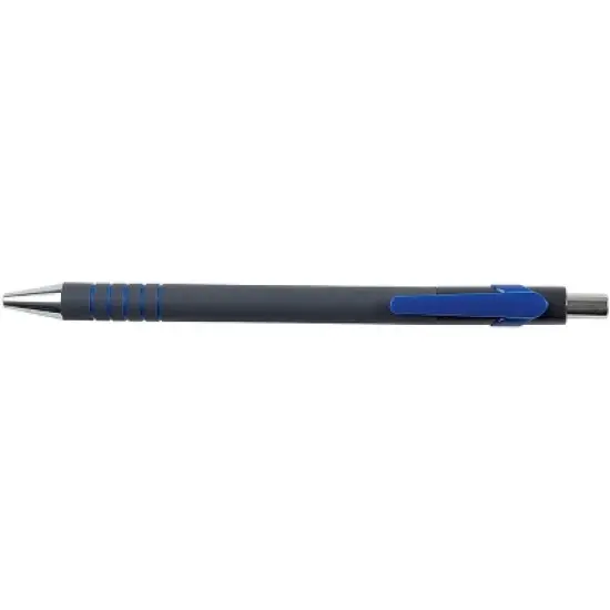 MyOfficeInnovations Postscript Retractable Ballpoint Pens Medium Point Blue Dozen(18263) 808007 image {6}