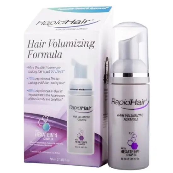 RapidHair by RapidLash Volumizing Leave In Conditioner Treatment, Scientifically Inspired Formula | Thicker Rapid Hair (1.69 oz) image {5}