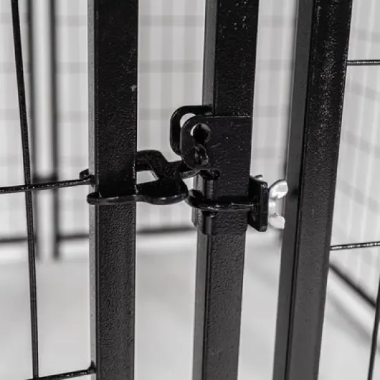 Lucky Dog STAY Series Kennel Outdoor Pet Pen with High Density Waterproof Polyester Roof Cover w/ UPF 50 Plus Protection image {4}