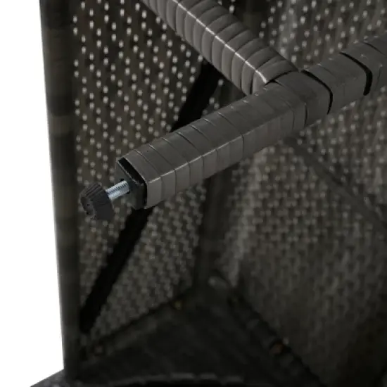 Versatile outdoor loveseat that converts to four seats and a table, suitable for gardens and lawns image {11}