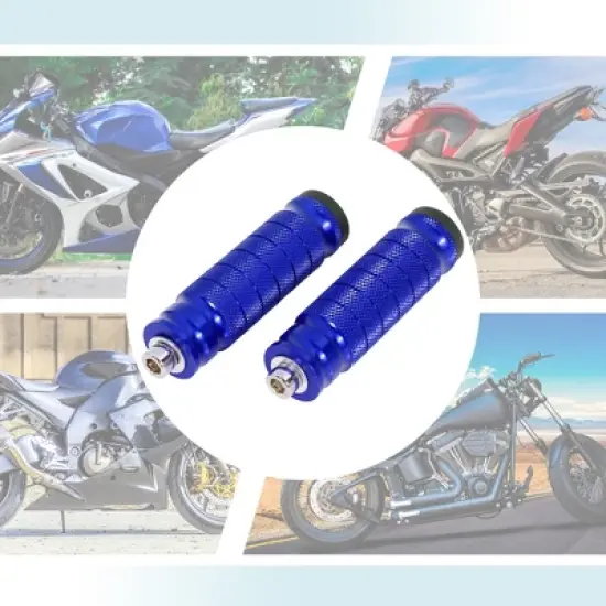Unique Bargains Aluminum Aolly Motorcycle Rearset Footpeg 1 Pair image {3}