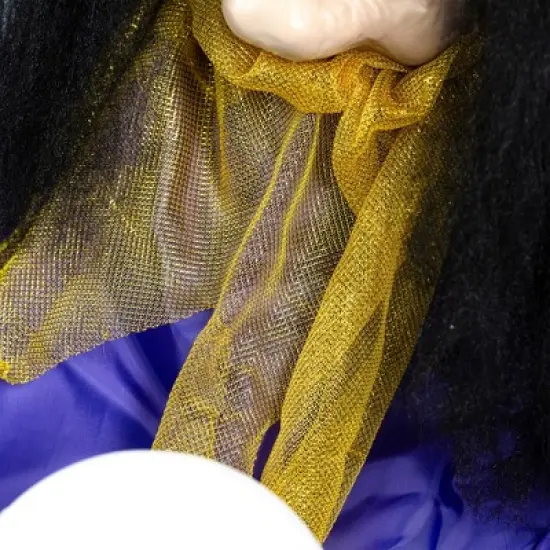 Northlight Lighted and Animated Fortune Teller Halloween Decoration - 20" - Multicolor Lights image {6}