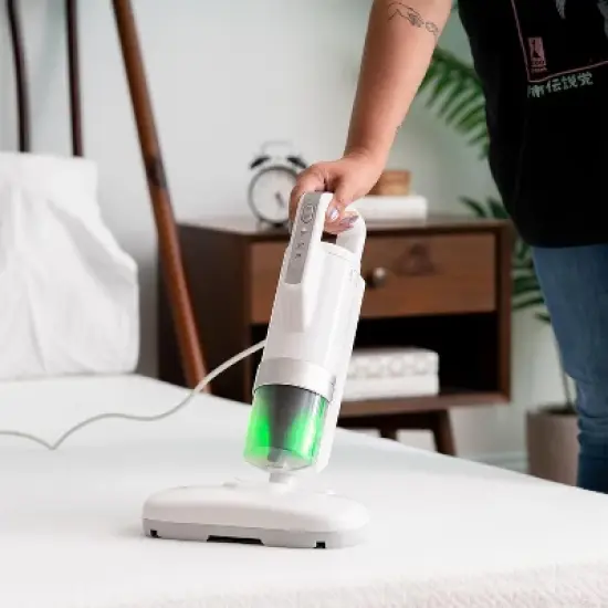 IRIS USA Corded Handheld Vacuum Cleaner with Dust Sensor, White image {2}