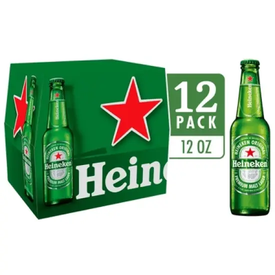 Heineken Original Lager Beer - 12pk/12 fl oz Bottles image {6}