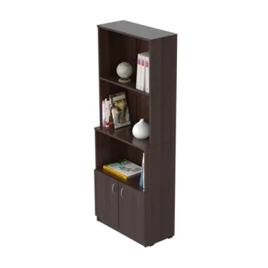 63" Bookcase Espresso - Inval image {6}