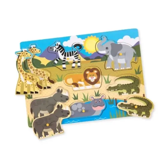 Melissa & Doug Peg Puzzle Set - 6 Puzzles image {2}