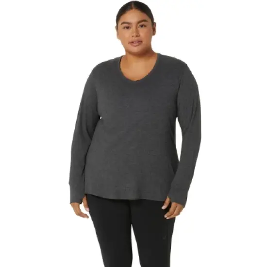 ASICS Women's HEATHER Long Sleeve TOP Apparel 2032C029 image {6}