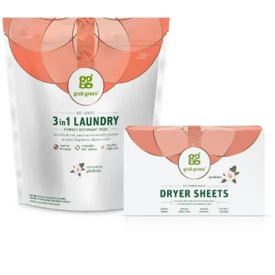 Grab Green Classic Laundry Pods and Dryer Sheets Kit image {4}