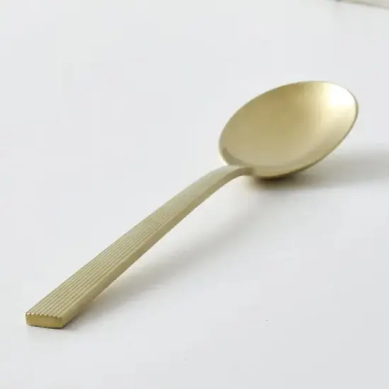 (4 pack) Stainless Steel Dinner Spoon image {2}