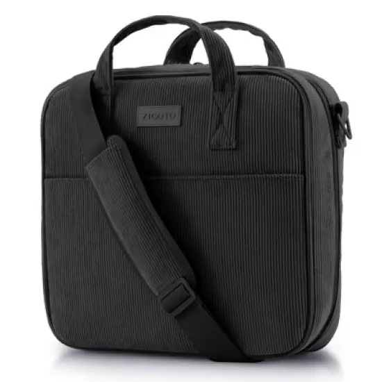 ZICOTO Beautiful 2-Inch 3-Ring Zipper Binder with Strap &ndash; Holds 500 Sheets, Laptop & Books &ndash; Premium Fabric, Extra Pockets, Great for School & Travel image {7}