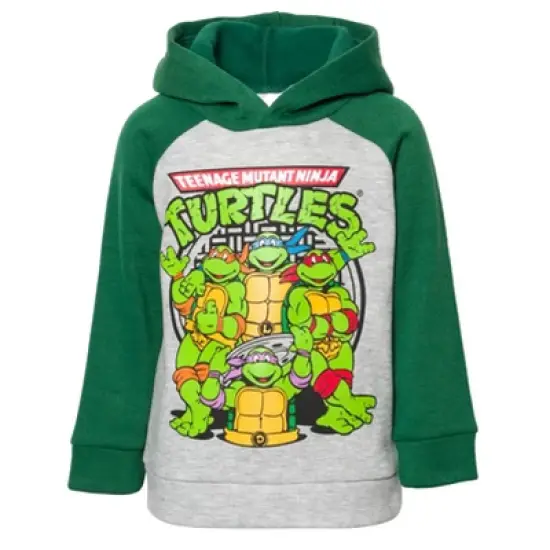 Teenage Mutant Ninja Turtles Michelangelo Leonardo Raphael Fleece Pullover Hoodie and Pants Outfit Set Toddler to Big Kid image {5}