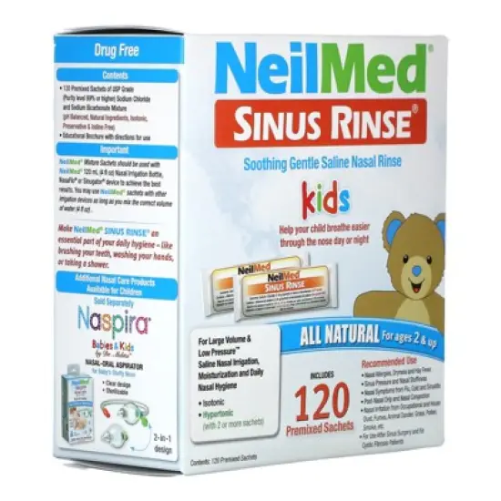 Neil Med Sinus Rinse Pediatric Packets, Premixed 120/box image {4}