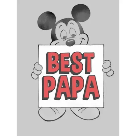 Men's Mickey & Friends Best Papa Sweatshirt image {1}