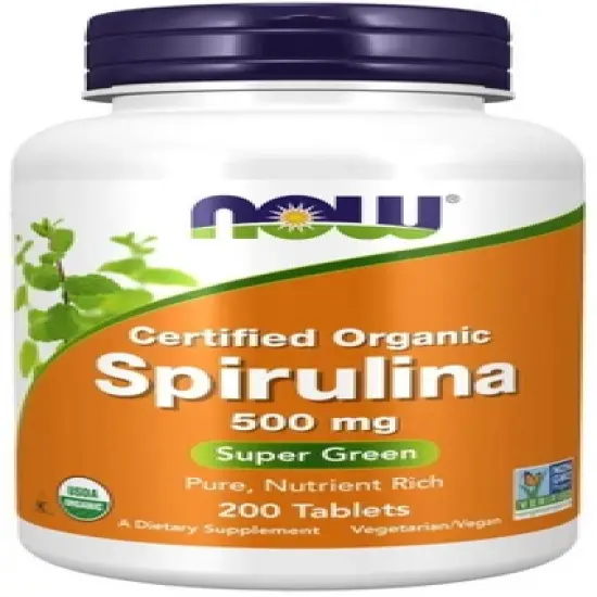 Spirulina 500mg by Now Foods  -  200 Tablet image {2}