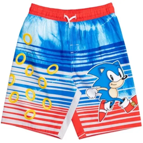 SEGA  Sonic The Hedgehog     Swim Trunks Bathing Suit Little Kid to Big Kid image {2}
