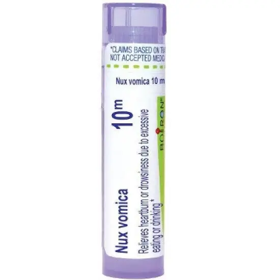 Nux Vomica 10M by Boiron Homeopathic Single Medicine For Digestive  -  80 Pellet image {10}