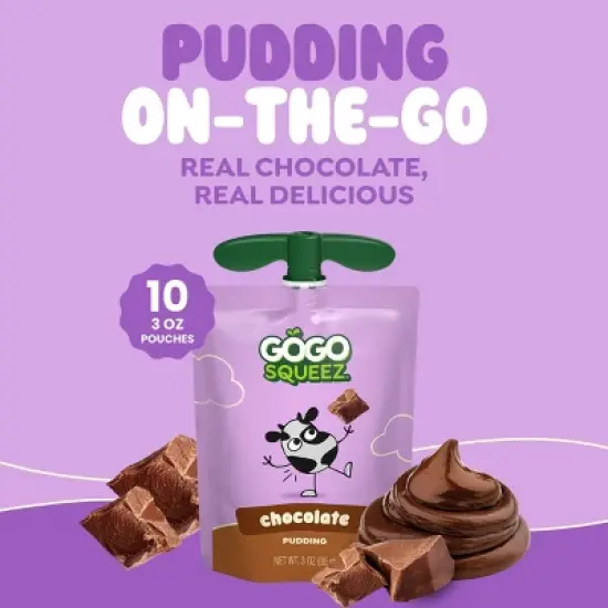 GoGo SqueeZ Gluten Free Pudding image {2}