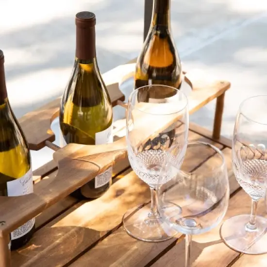 Murcott Outdoor Bar Cart - Natural - SEI image {4}